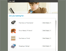 Tablet Screenshot of fun.net